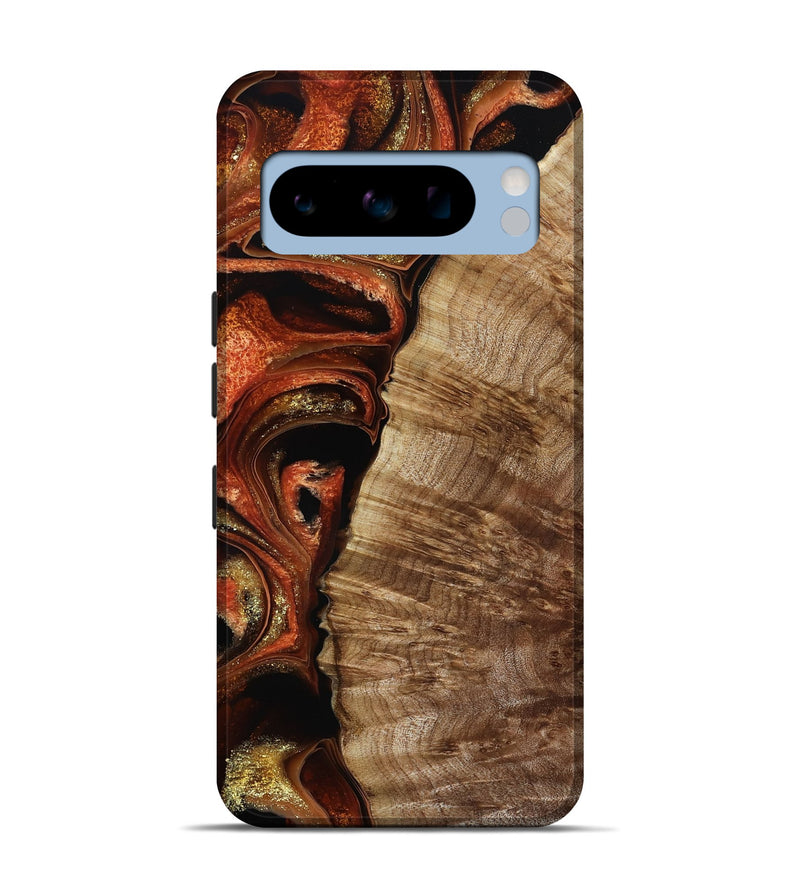 Pixel 8 Pro Wood Live Edge Phone Case - Harland (Red, 800526)