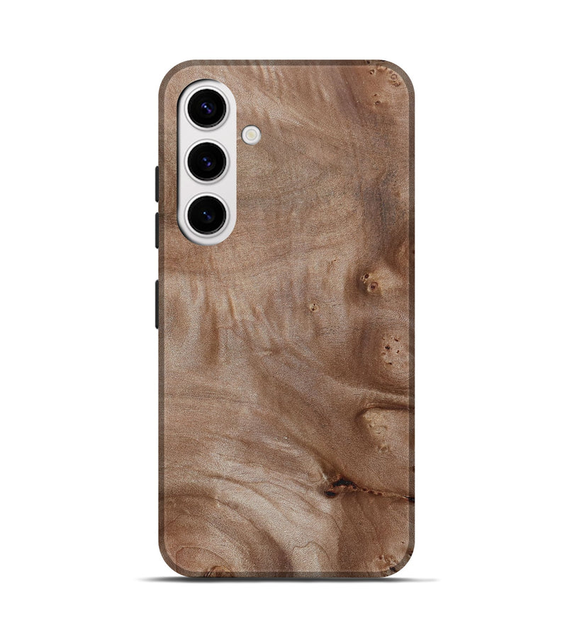 Galaxy S25 Wood Live Edge Phone Case - Yasmine (Wood Burl, 800527)
