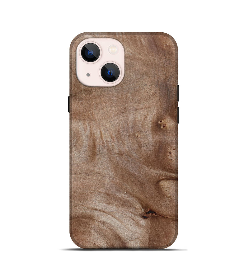 iPhone 13 mini Wood Live Edge Phone Case - Yasmine (Wood Burl, 800527)