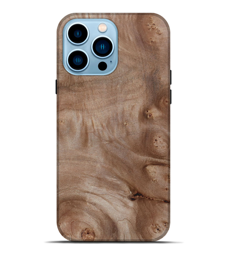 iPhone 14 Pro Max Wood Live Edge Phone Case - Yasmine (Wood Burl, 800527)