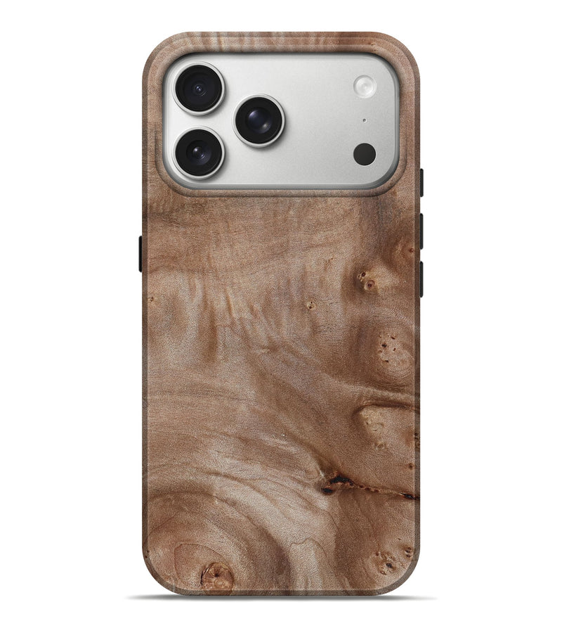 iPhone 17 Pro Max Wood Live Edge Phone Case - Yasmine (Wood Burl, 800527)
