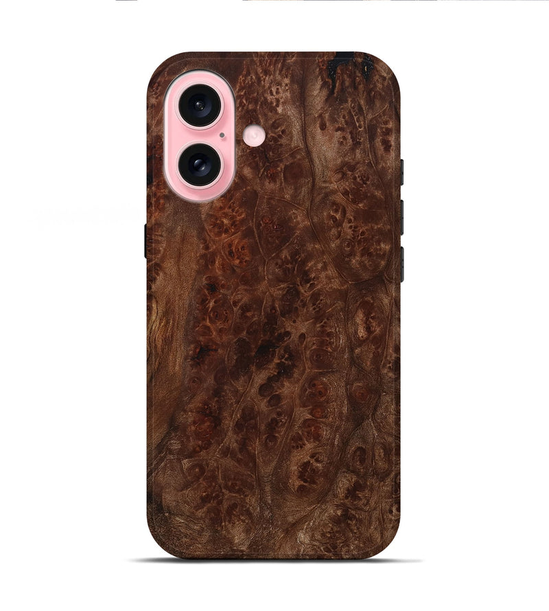 iPhone 16 Wood Live Edge Phone Case - Retta (Wood Burl, 800529)