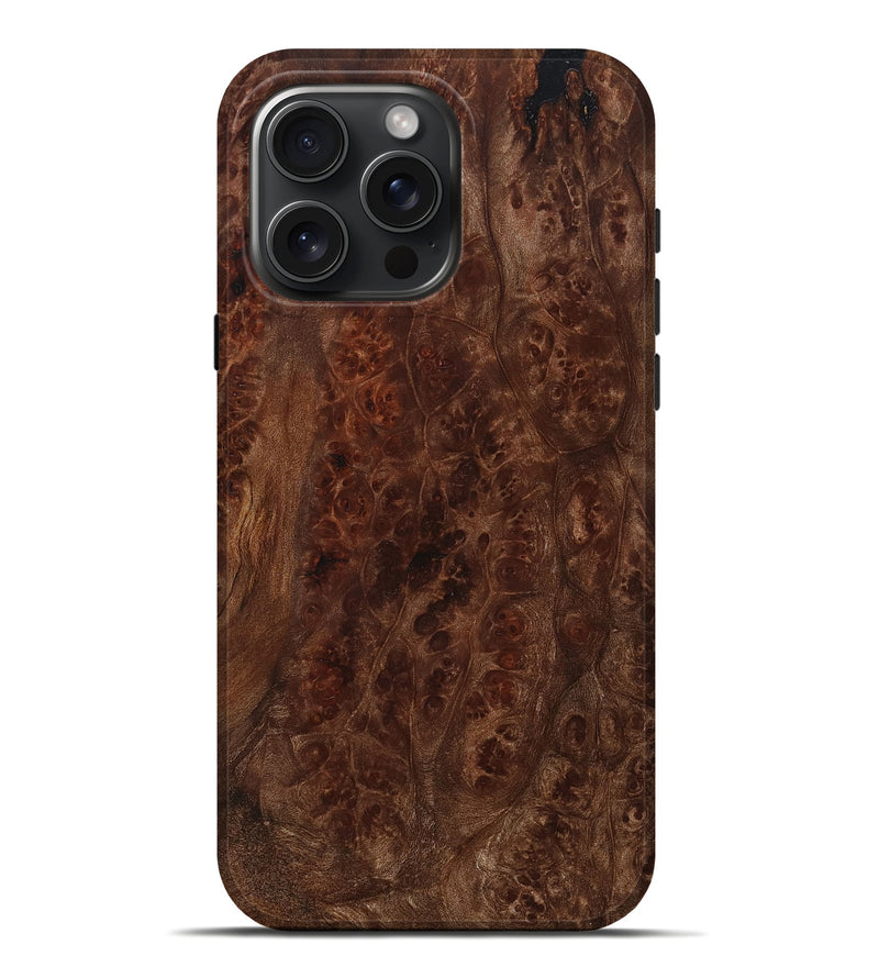 iPhone 16 Pro Max Wood Live Edge Phone Case - Retta (Wood Burl, 800529)
