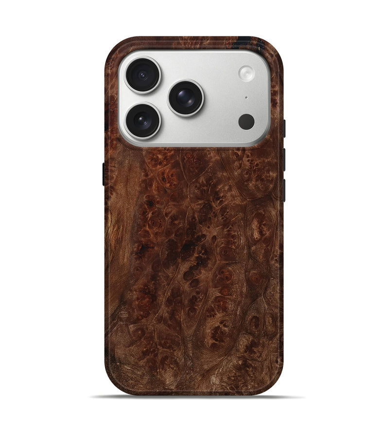 iPhone 17 Pro Wood Live Edge Phone Case - Retta (Wood Burl, 800529)