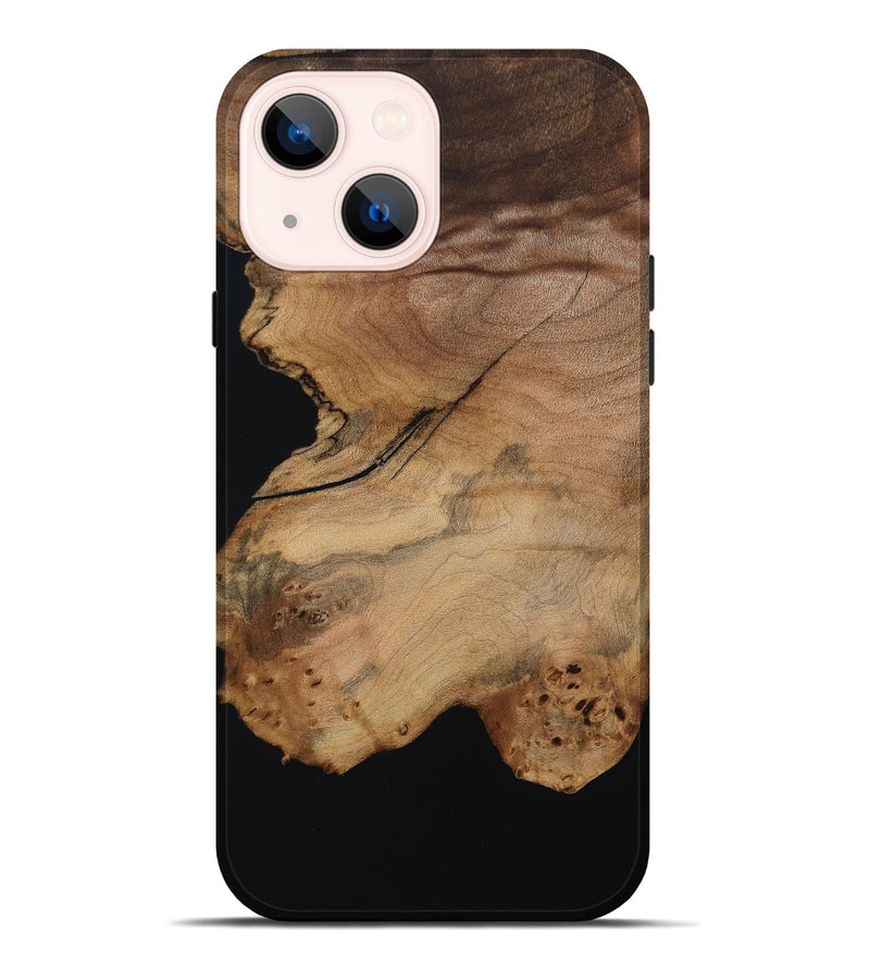 iPhone 14 Plus Wood Live Edge Phone Case - Andy (Wood Burl, 800530)