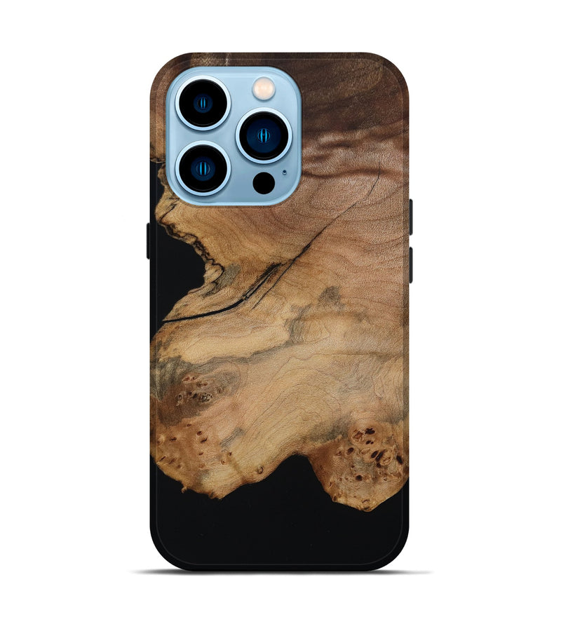 iPhone 14 Pro Wood Live Edge Phone Case - Andy (Wood Burl, 800530)