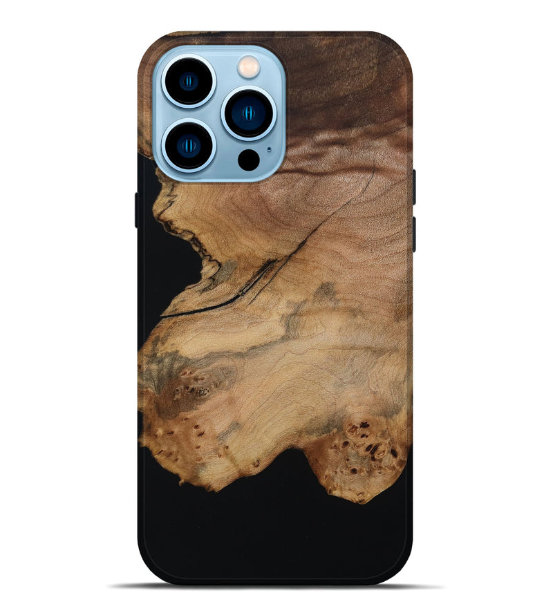 iPhone 14 Pro Max Wood Live Edge Phone Case - Andy (Wood Burl, 800530)