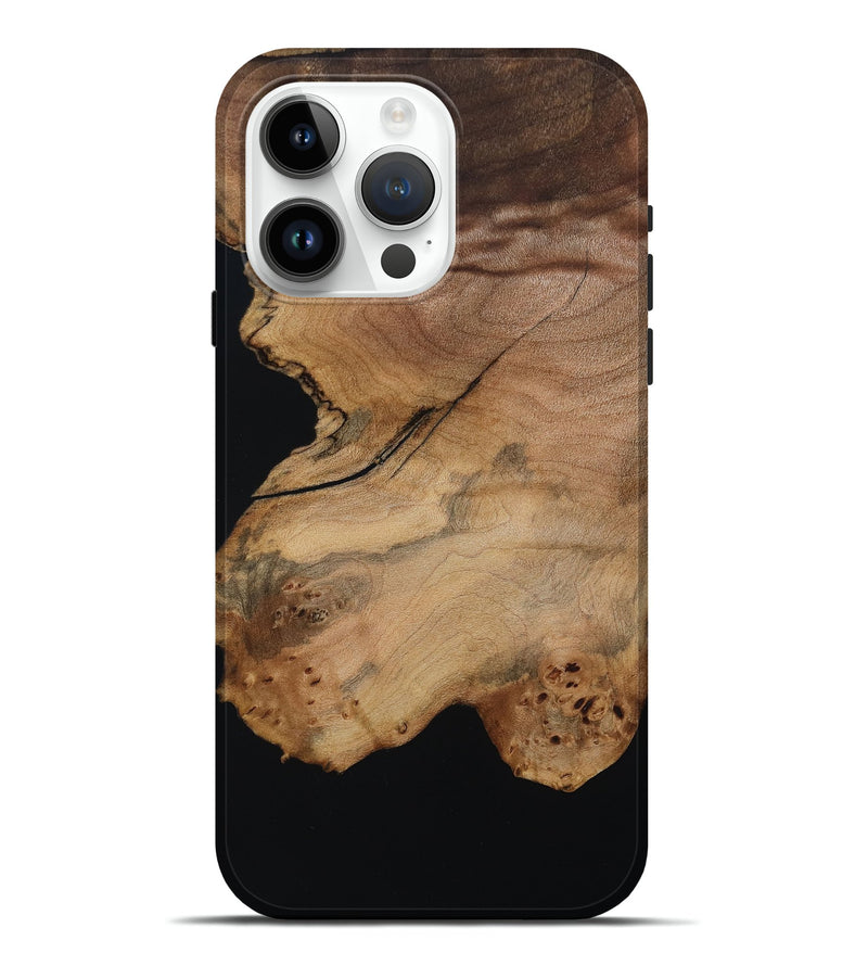 iPhone 15 Pro Max Wood Live Edge Phone Case - Andy (Wood Burl, 800530)