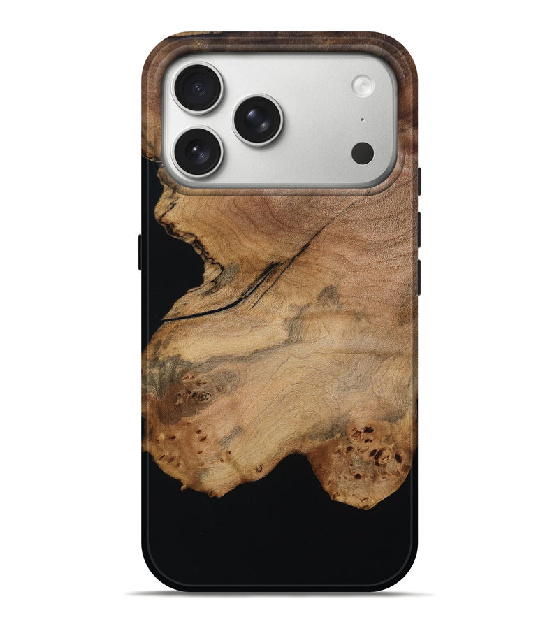 iPhone 17 Pro Max Wood Live Edge Phone Case - Andy (Wood Burl, 800530)