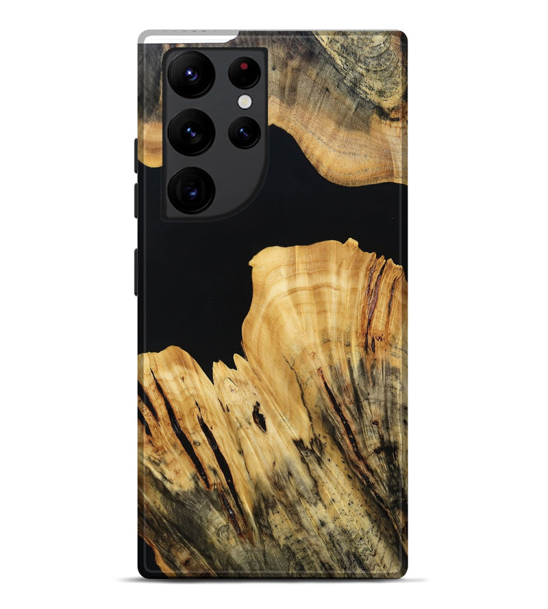 Galaxy S22 Ultra Wood Live Edge Phone Case - Kaci (Wood Burl, 800531)