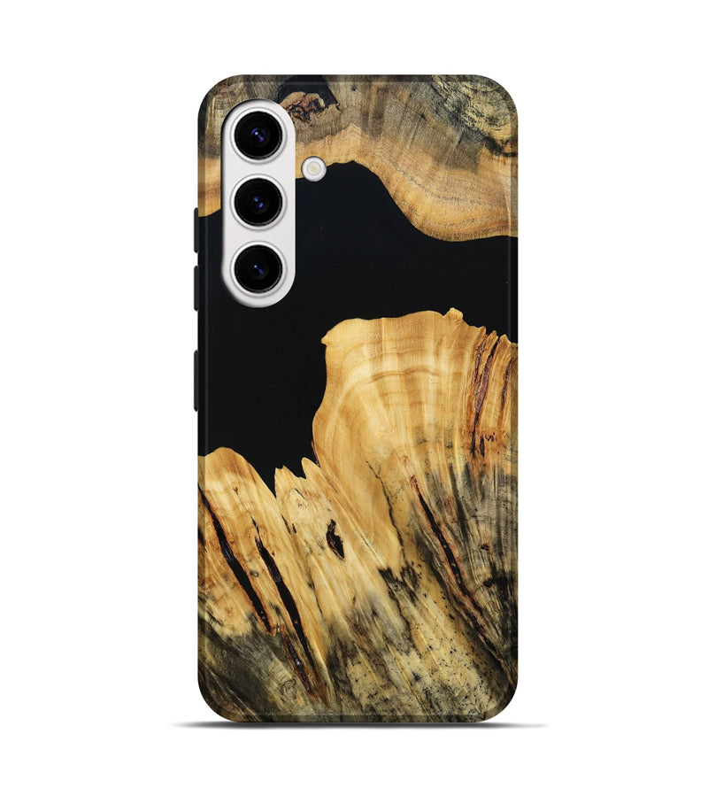 Galaxy S25 Wood Live Edge Phone Case - Kaci (Wood Burl, 800531)