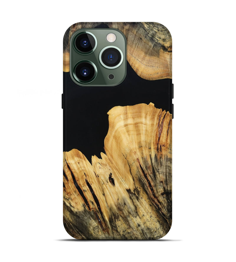 iPhone 13 Pro Wood Live Edge Phone Case - Kaci (Wood Burl, 800531)