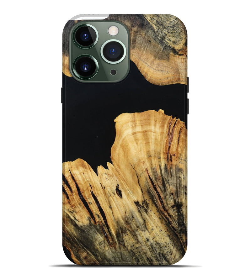 iPhone 13 Pro Max Wood Live Edge Phone Case - Kaci (Wood Burl, 800531)