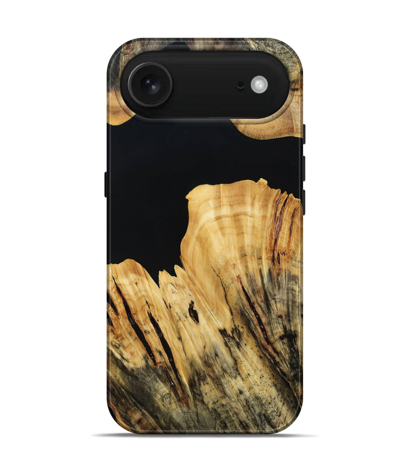 iPhone 17 Air Wood Live Edge Phone Case - Kaci (Wood Burl, 800531)