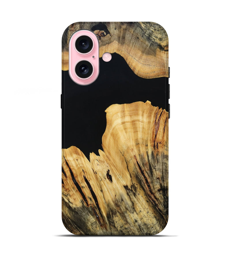 iPhone 17 Wood Live Edge Phone Case - Kaci (Wood Burl, 800531)