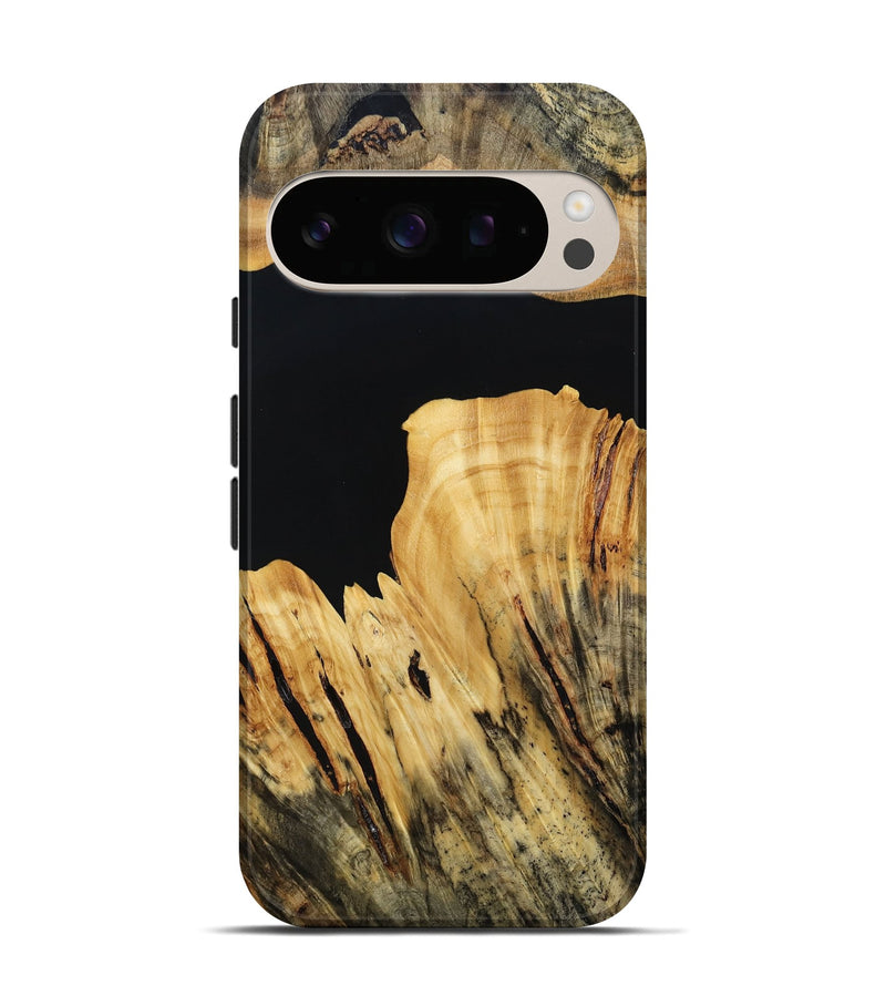 Pixel 10 Wood Live Edge Phone Case - Kaci (Wood Burl, 800531)