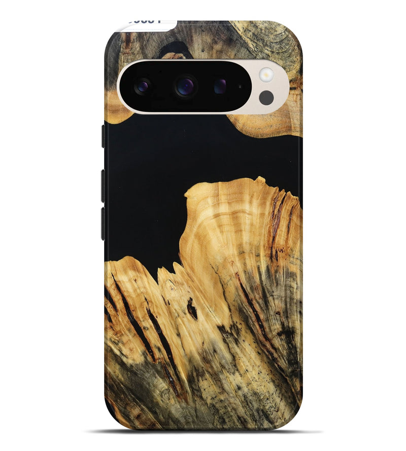 Pixel 9 Pro XL Wood Live Edge Phone Case - Kaci (Wood Burl, 800531)