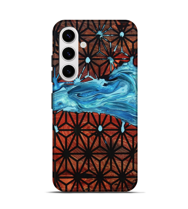 Galaxy S25 Wood Live Edge Phone Case - Alex (Pattern, 800532)