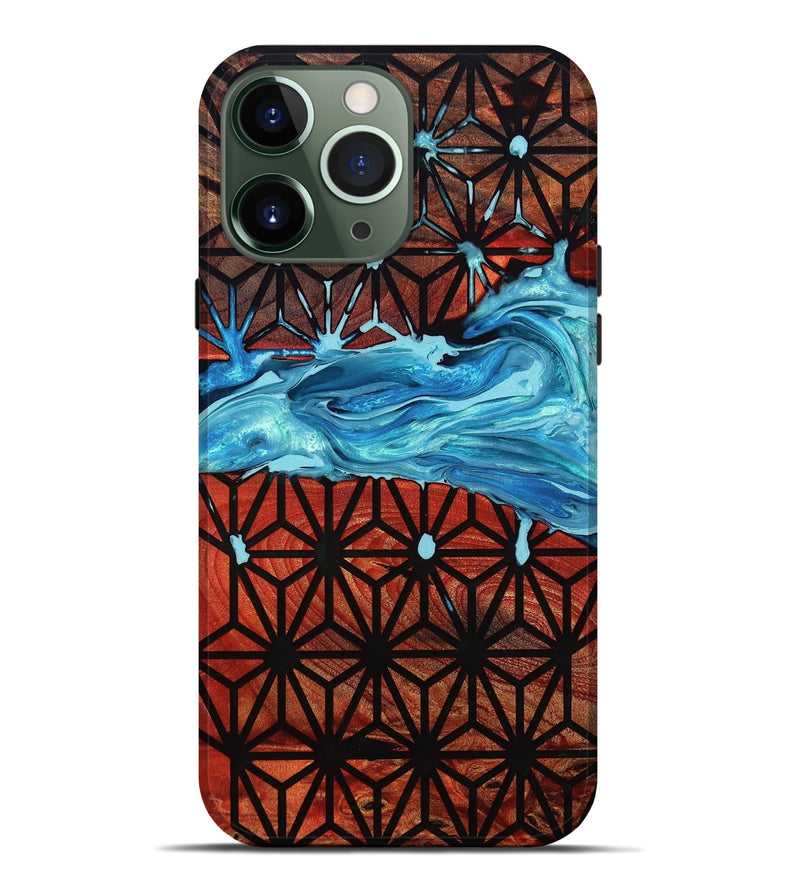 iPhone 13 Pro Max Wood Live Edge Phone Case - Alex (Pattern, 800532)