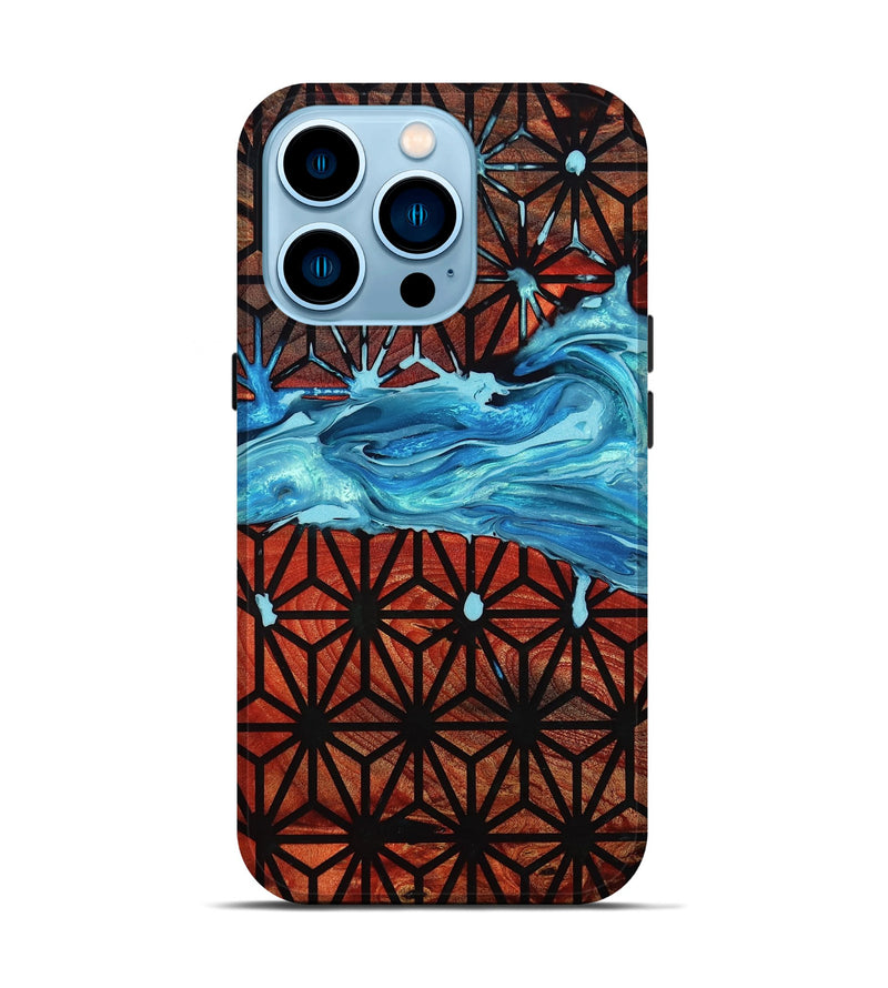 iPhone 14 Pro Wood Live Edge Phone Case - Alex (Pattern, 800532)