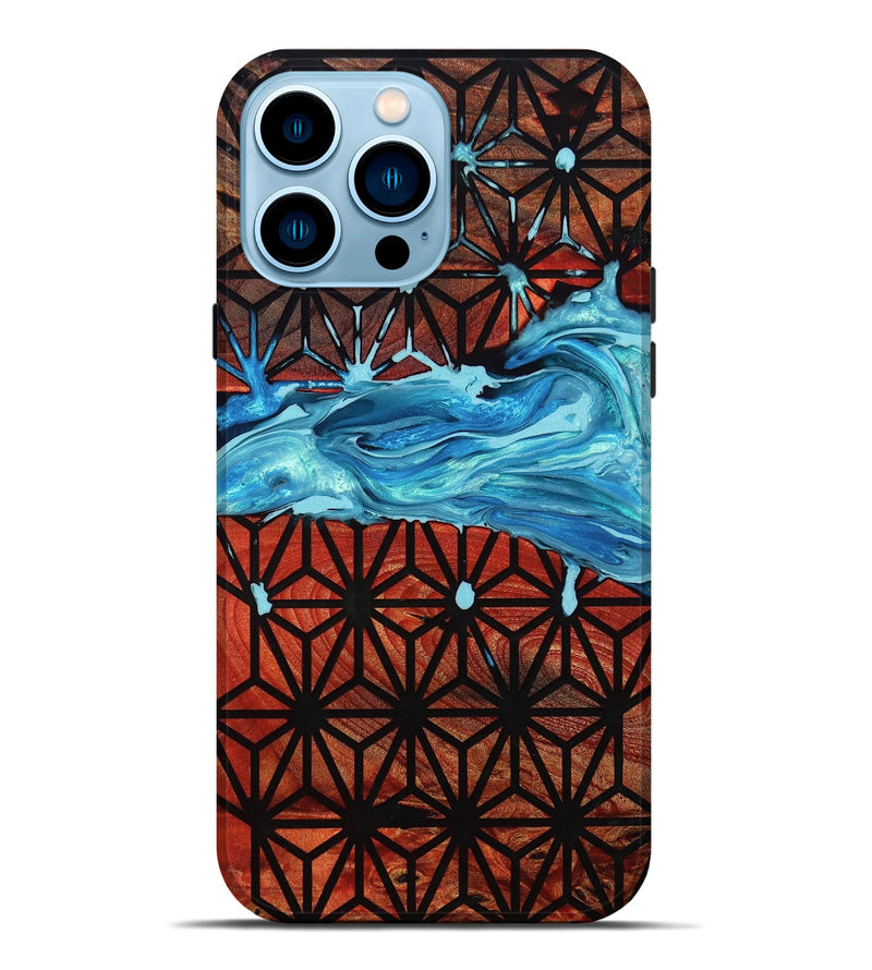 iPhone 14 Pro Max Wood Live Edge Phone Case - Alex (Pattern, 800532)