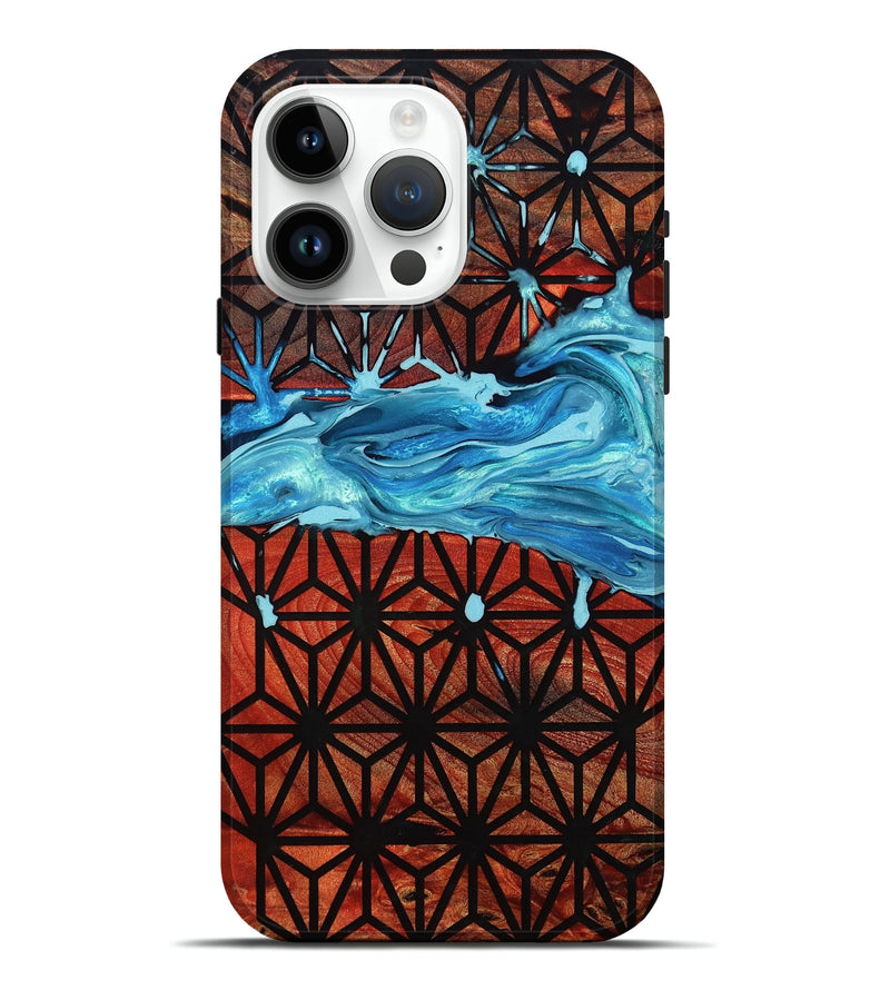 iPhone 15 Pro Max Wood Live Edge Phone Case - Alex (Pattern, 800532)