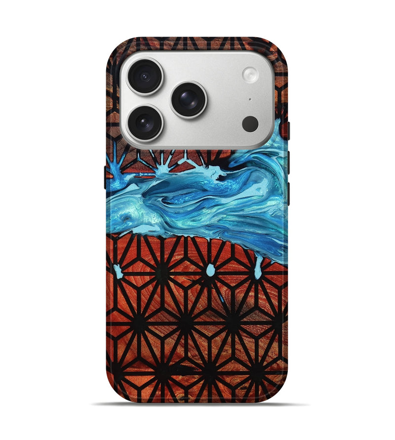 iPhone 17 Pro Wood Live Edge Phone Case - Alex (Pattern, 800532)