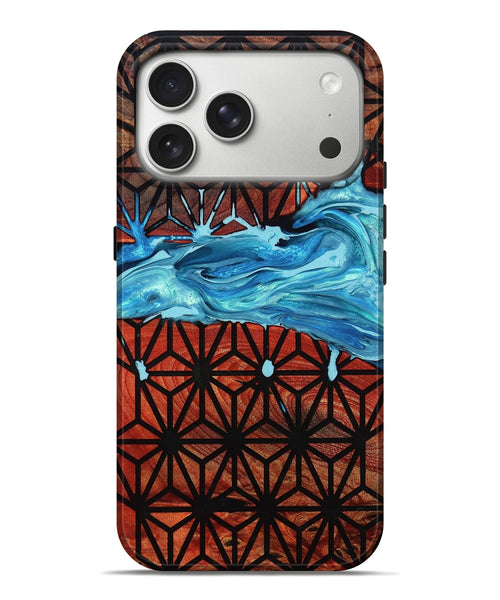 iPhone 17 Pro Max Wood Live Edge Phone Case - Alex (Pattern, 800532)
