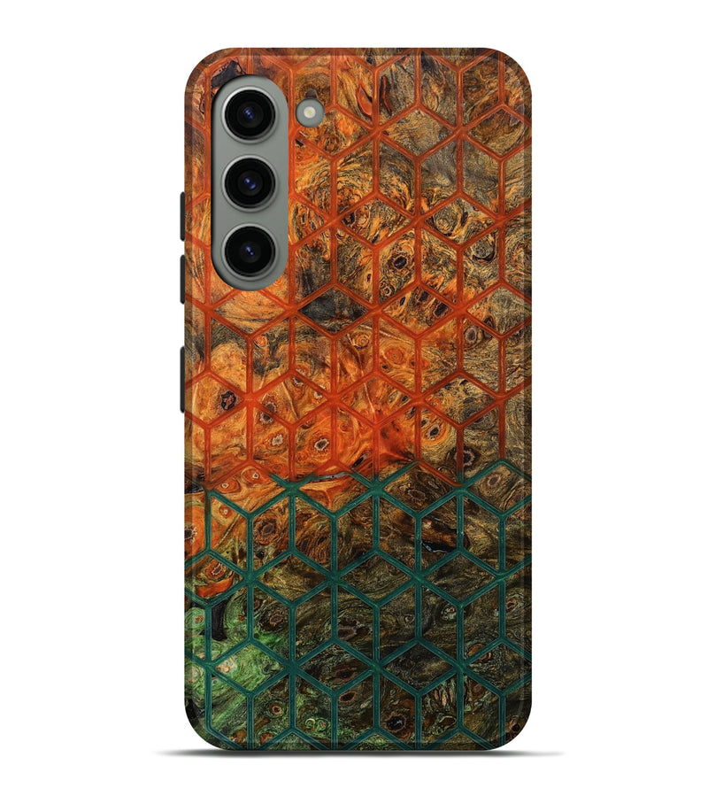 Galaxy S23 Plus Wood Live Edge Phone Case - Erika (Pattern, 800533)