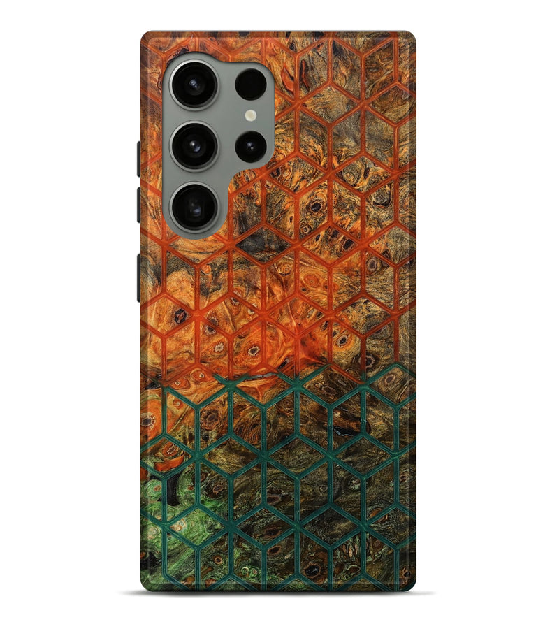 Galaxy S24 Ultra Wood Live Edge Phone Case - Erika (Pattern, 800533)