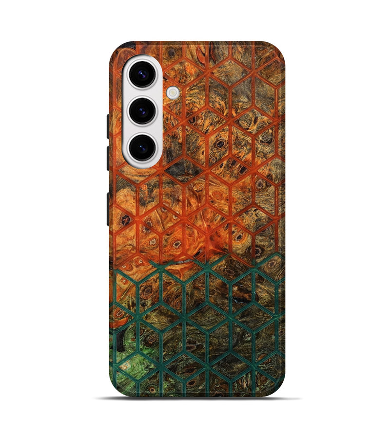 Galaxy S25 Wood Live Edge Phone Case - Erika (Pattern, 800533)