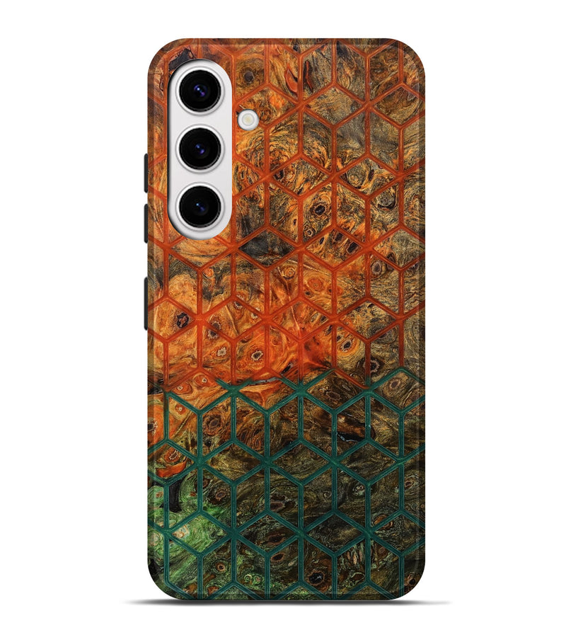Galaxy S25 Plus Wood Live Edge Phone Case - Erika (Pattern, 800533)