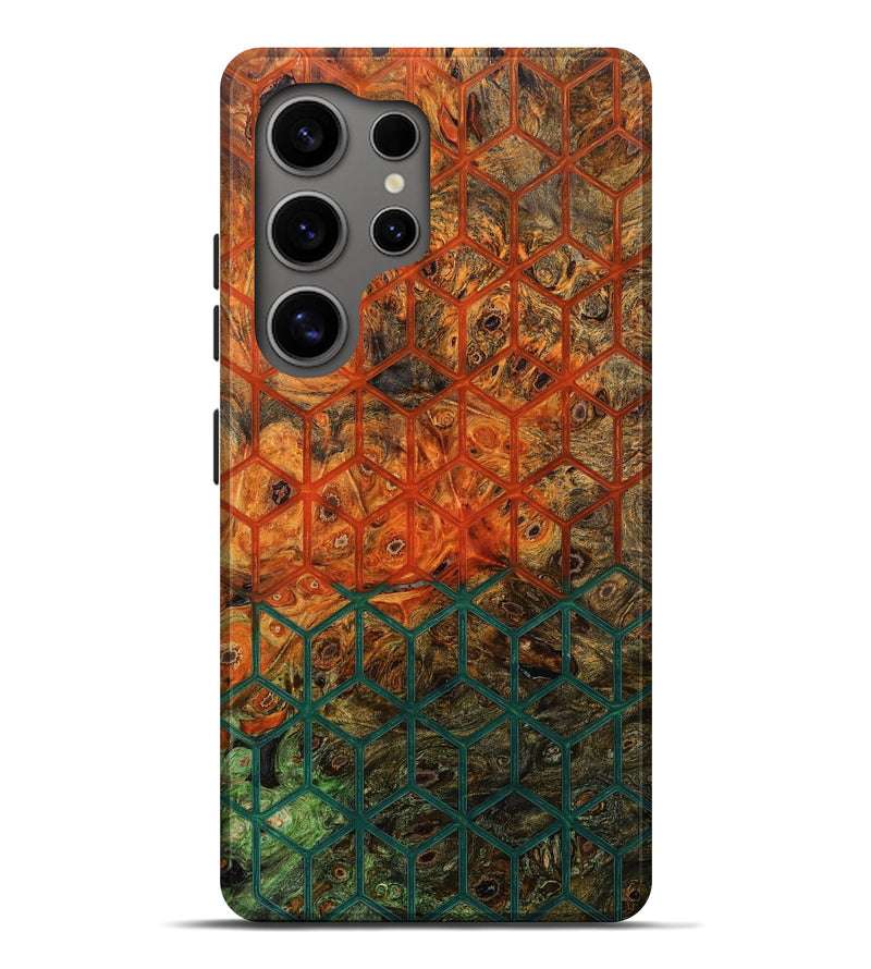 Galaxy S25 Ultra Wood Live Edge Phone Case - Erika (Pattern, 800533)