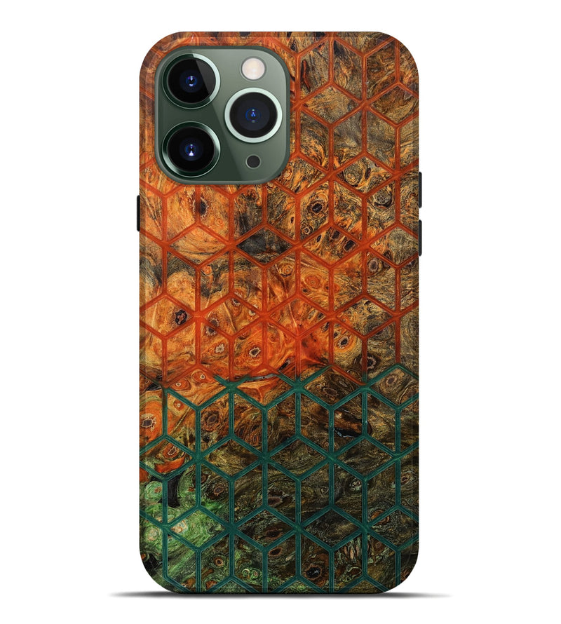 iPhone 13 Pro Max Wood Live Edge Phone Case - Erika (Pattern, 800533)
