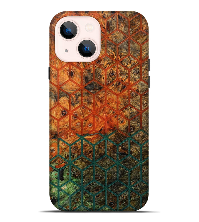 iPhone 14 Plus Wood Live Edge Phone Case - Erika (Pattern, 800533)