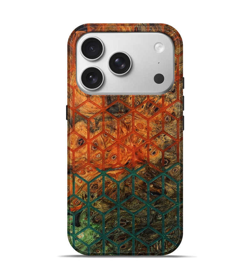 iPhone 17 Pro Wood Live Edge Phone Case - Erika (Pattern, 800533)