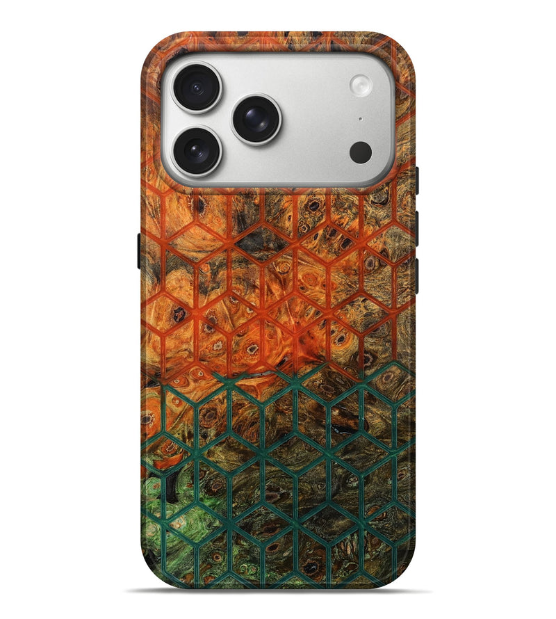 iPhone 17 Pro Max Wood Live Edge Phone Case - Erika (Pattern, 800533)