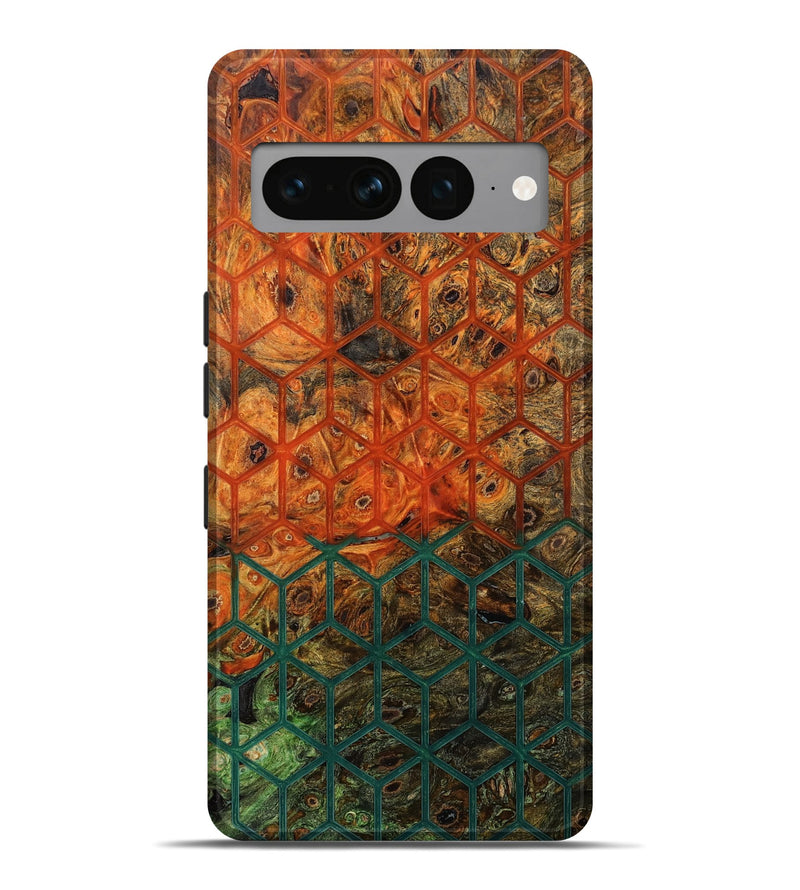 Pixel 7 Pro Wood Live Edge Phone Case - Erika (Pattern, 800533)