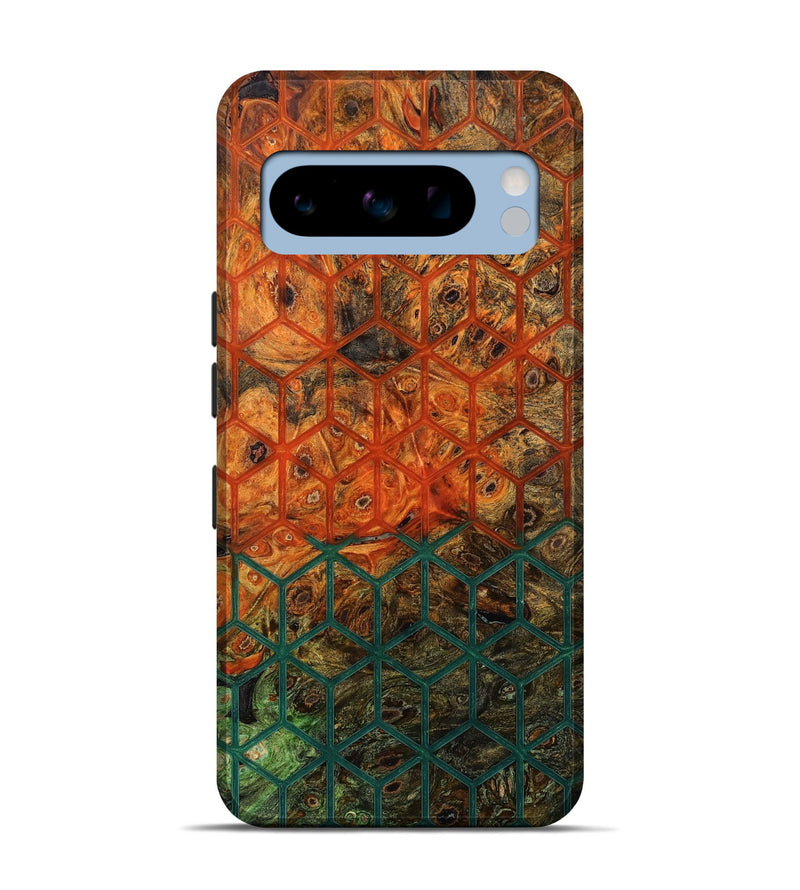 Pixel 8 Pro Wood Live Edge Phone Case - Erika (Pattern, 800533)