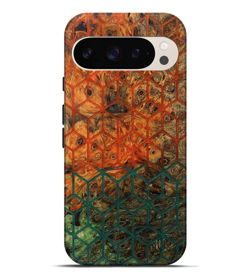 Pixel 9 Pro XL Wood Live Edge Phone Case - Erika (Pattern, 800533)