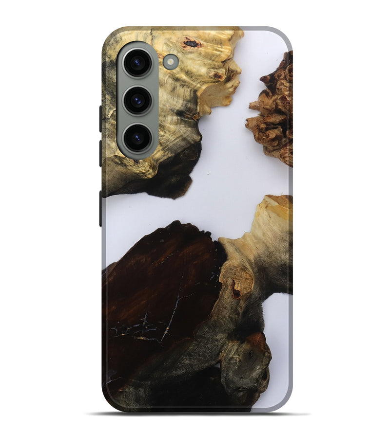 Galaxy S23 Plus Wood Live Edge Phone Case - Kenzo (Clear, 800534)