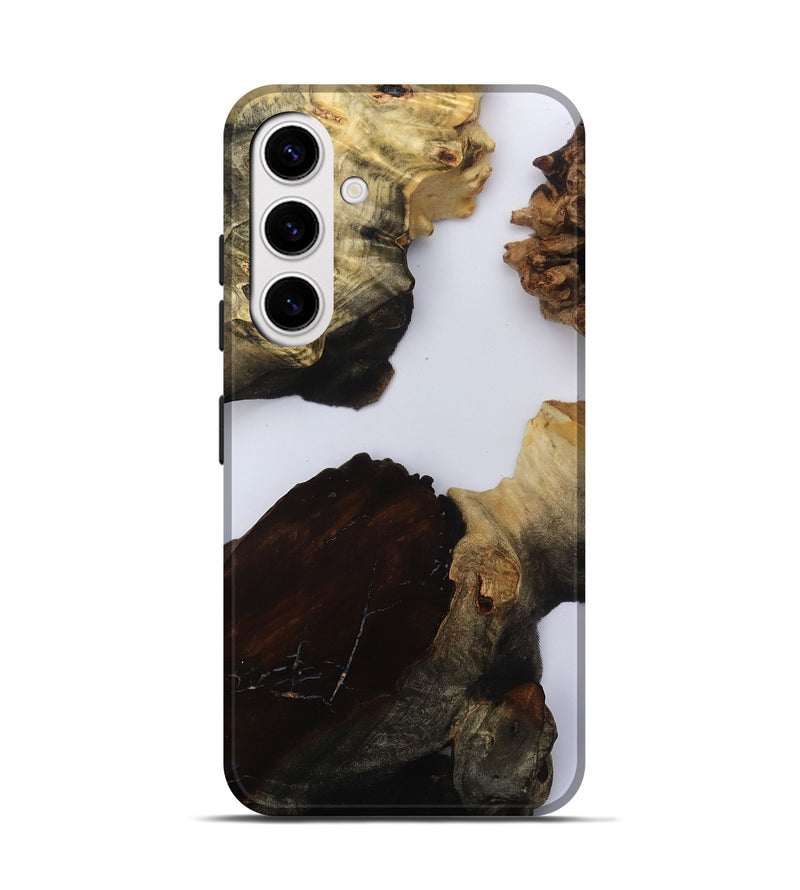 Galaxy S25 Wood Live Edge Phone Case - Kenzo (Clear, 800534)