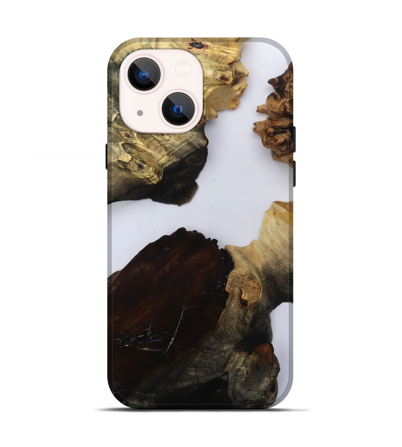 iPhone 13 Wood Live Edge Phone Case - Kenzo (Clear, 800534)