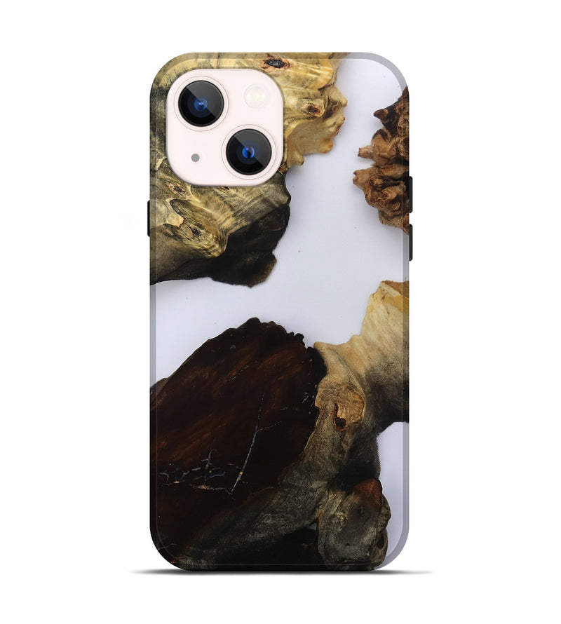 iPhone 14 Wood Live Edge Phone Case - Kenzo (Clear, 800534)