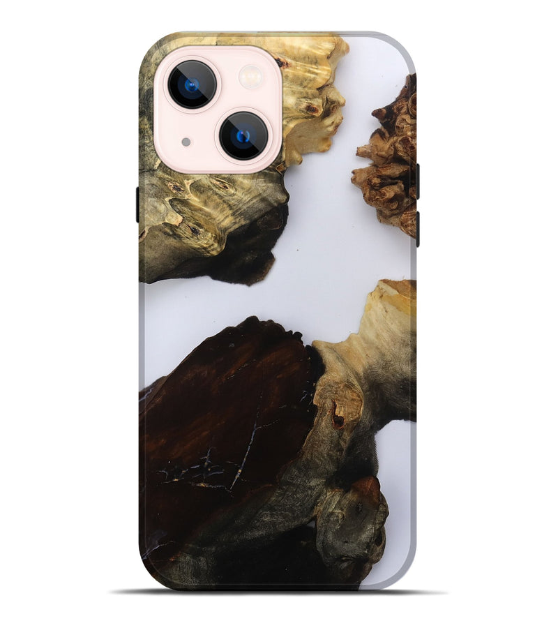 iPhone 14 Plus Wood Live Edge Phone Case - Kenzo (Clear, 800534)