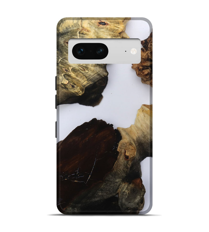 Pixel 7 Wood Live Edge Phone Case - Kenzo (Clear, 800534)