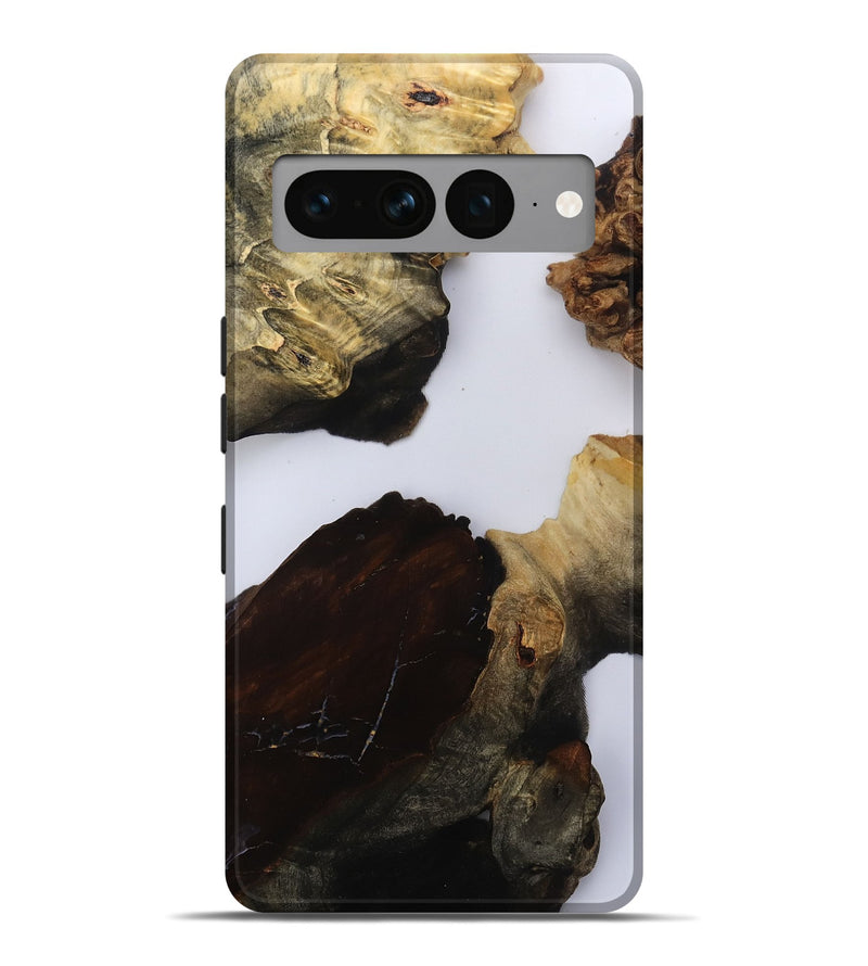 Pixel 7 Pro Wood Live Edge Phone Case - Kenzo (Clear, 800534)