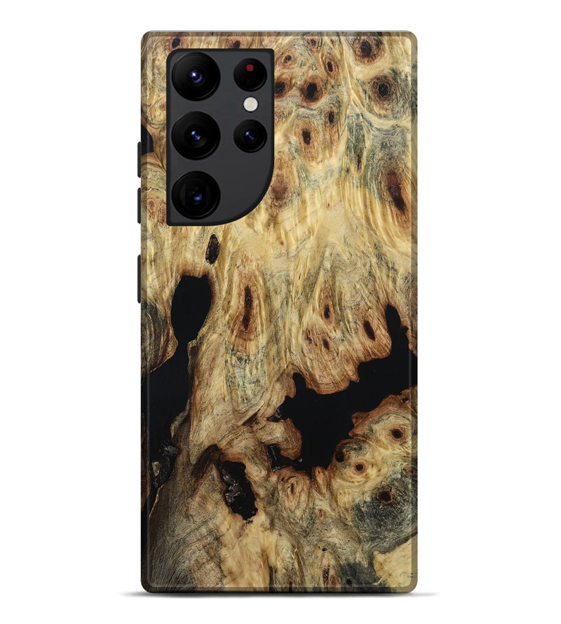 Galaxy S22 Ultra Wood Live Edge Phone Case - Braylon (Wood Burl, 800535)