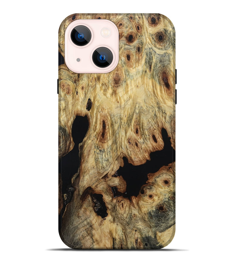 iPhone 14 Plus Wood Live Edge Phone Case - Braylon (Wood Burl, 800535)