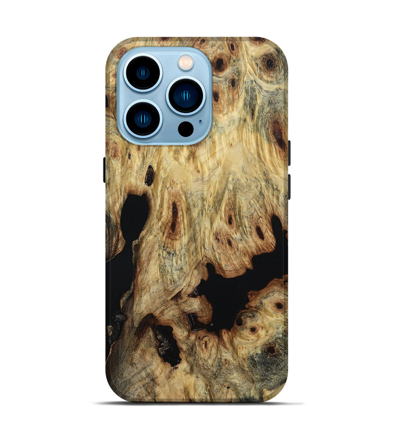 iPhone 14 Pro Wood Live Edge Phone Case - Braylon (Wood Burl, 800535)
